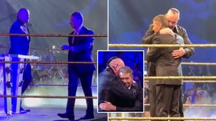 Ringside Footage Of The Undertaker's Emotional Hall Of Fame Embrace With Vince McMahon Has Emerged