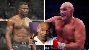 Tyson Fury calls out Francis Ngannou for cage fight with Mike Tyson as referee