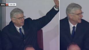 Arsenal fans sing 'there’s only one Arsene Wenger' on his return to the Emirates, it was emotional