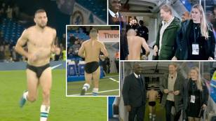 Mateo Kovacic stuns fans by stripping down to his underwear after Chelsea's dramatic draw with Manchester United