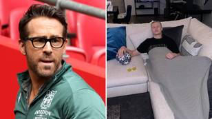 Wrexham fans beg owner Ryan Reynolds to buy Erling Haaland after he sells mobile phone company for £1 billion