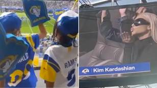 Kim Kardashian gets savagely booed at NFL game while blowing a kiss to the camera