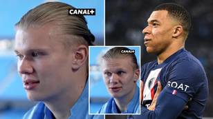 Erling Haaland opens up on PSG star Kylian Mbappe in rare interview