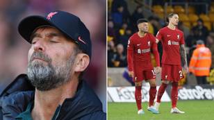 "Cringeworthy" moment spotted in Liverpool's crushing defeat to Wolves, Reds fans will be furious