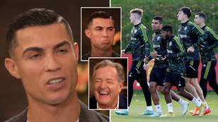 Cristiano Ronaldo only names three Manchester United players as 'top professionals' in Piers Morgan interview