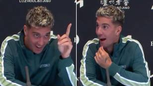 Thanasi Kokkinakis awkwardly fumes at reporter after being mistaken for Nick Kyrgios
