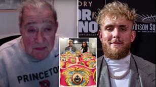 Jake Paul Brutally Hits Out At 'Dinosaur' Bob Arum's Women's Boxing Remarks After Taylor Vs Serrano Announcement