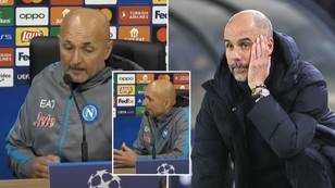 Luciano Spalletti's ice cold reaction to Pep Guardiola saying Napoli are the best side in Europe, he's not buying the mind games