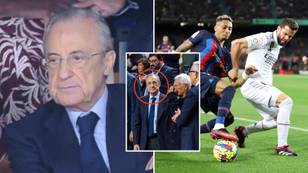 Florentino Perez decided not to watch El Clasico, he attended another match instead
