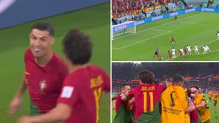 Cristiano Ronaldo becomes first men's player to score in five World Cups, performs SIUU celebration