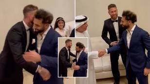 Mohamed Salah and Sergio Ramos bumped into each other at awards ceremony, it was awkward