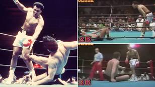 Muhammad Ali once fought in the first ever MMA event back in 1976, the footage is wild