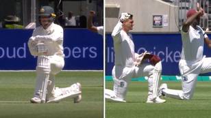 Australia Test squad takes the knee for the first time to support ‘equality’