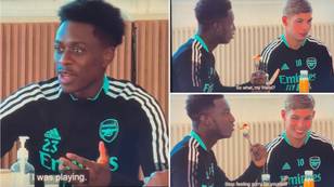Eddie Nketiah has told Arsenal teammate Albert Sambi Lokonga to ‘stop feeling sorry’ for himself