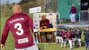 The incredible story of when Roberto Carlos played in a Sunday League game