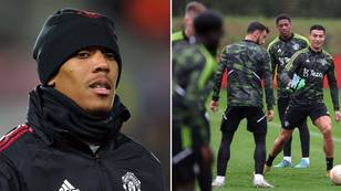 Anthony Martial apologises after training ground bust-up with Man Utd youth player, they had to be pulled apart