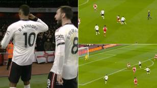 Marcus Rashford puts Man United 1-0 up with stunning 25-yard strike against Arsenal