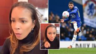 Thiago Silva's Wife Overhears Commentator Criticise Her Husband From Box, She Passionately Defends Him