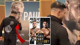 'Grow up!' - Tommy Fury brutally slammed by fans over X-rated message he put on Jake Paul fight poster