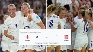 England Demolish Norway 8-0 In Their Most Ruthless Tournament Display Of All Time
