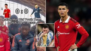 Man United youth team answer Messi or Ronaldo, there's a clear winner