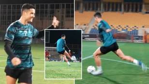Cristiano Ronaldo 'brings his old energy back' in new training clip, the Saudi League should be terrified
