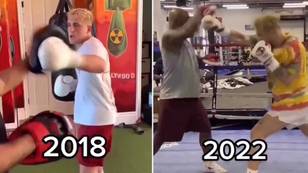 Fans are impressed with Jake Paul’s improvement from 2018 to 2022 but picked out an obvious ‘tell’ sign
