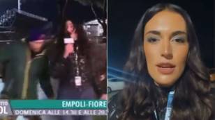 Italian Journalist Groped Live On Television Outside Serie A Game