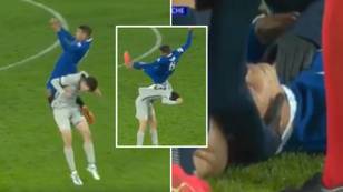 Thiago Silva narrowly escaped a broken neck after being 'backed into' by Salzburg striker, impact was sickening