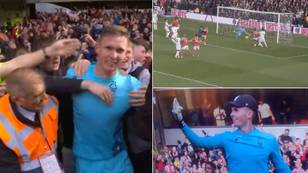 Dean Henderson produces incredible save to deny Virgil van Dijk as Nottingham Forest stun Liverpool