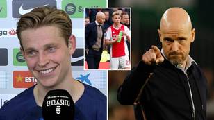 Frenkie de Jong asked if he would join Man United after El Clasico win