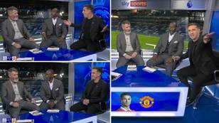 Roy Keane and Gary Neville get into heated Cristiano Ronaldo debate on Sky Sports, it was box office