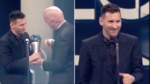 Lionel Messi is crowned Best Fifa Men’s Player at ceremony in Paris