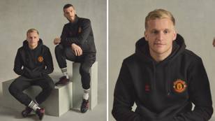 Man United fans are all saying the same thing as Donny van de Beek poses for club photoshoot