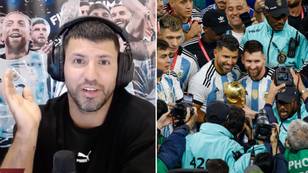 Lionel Messi told Sergio Aguero to stop drinking during wild Argentina World Cup celebrations, he didn't listen