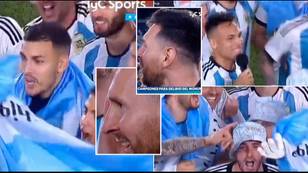 Lionel Messi risks angering PSG teammates after joining in chant during Argentina World Cup celebrations
