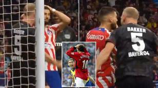Footage emerges of Bayer Leverkusen's players screaming in Yannick Carrasco's face after dramatic late penalty miss