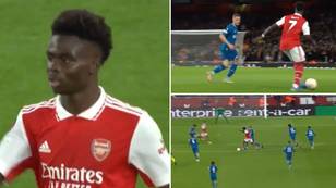Bukayo Saka’s performance against PSV has got fans comparing him to Lionel Messi