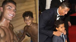 Cristiano Ronaldo Refuses To Let 11-Year-Old Son Cristiano Jr Have A Mobile Phone