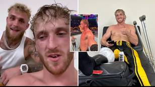 Logan Paul suffered a serious injury at WWE Crown Jewel, he still managed to finish match