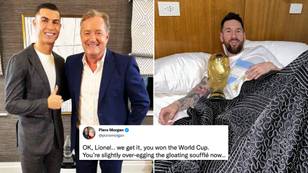 Piers Morgan accuses Lionel Messi of 'gloating' in his Instagram posts after World Cup win