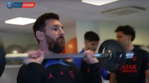Lionel Messi lifting weights 'for the first time' has stunned fans, it looks so strange