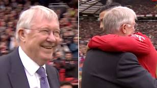 Sir Alex Ferguson was so happy to see Cristiano Ronaldo before Newcastle game