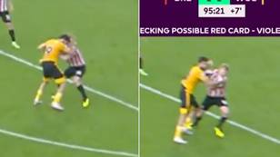 Diego Costa sent off for headbutting Ben Mee in Wolves' draw with Brentford