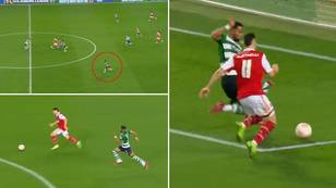 Sporting CP centre-back Jeremiah St. Juste shows insane recovery pace to stop Gabriel Martinelli