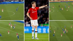 Scott McTominay's individual highlights against Leicester are insane, he dominated the midfield