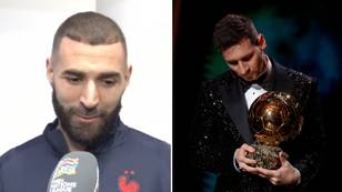 Karim Benzema's Response To Lionel Messi Backing Him To Win Ballon d'Or Is Perfect