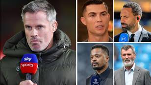 Jamie Carragher blasts former Man United stars for defending Cristiano Ronaldo after he gives explosive interview