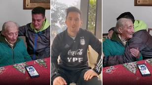 When Lionel Messi recorded a video for 100-year-old fan who documented his every goal