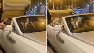 Cristiano Ronaldo makes Georgina Rodriguez sit in the back of £250,000 Rolls Royce she bought him for Christmas